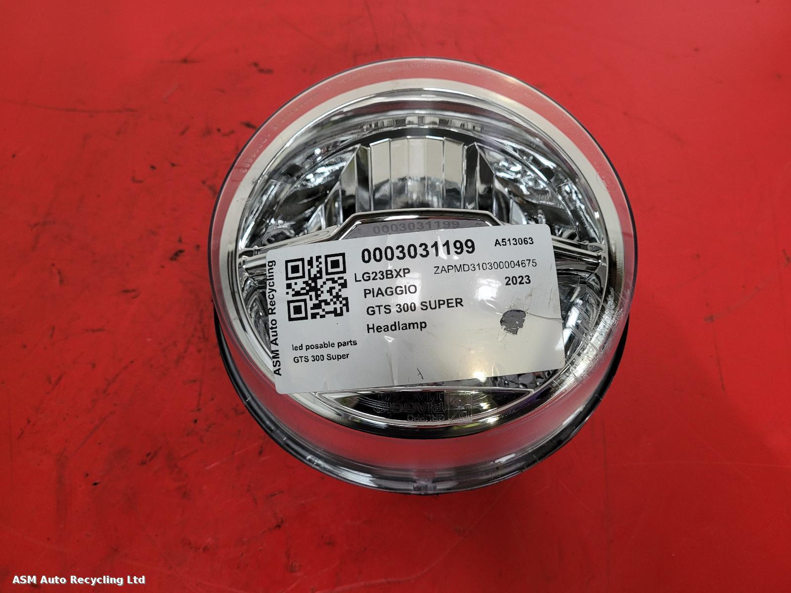 View Auto part Headlamp Piaggio Gts 300 Super 2023