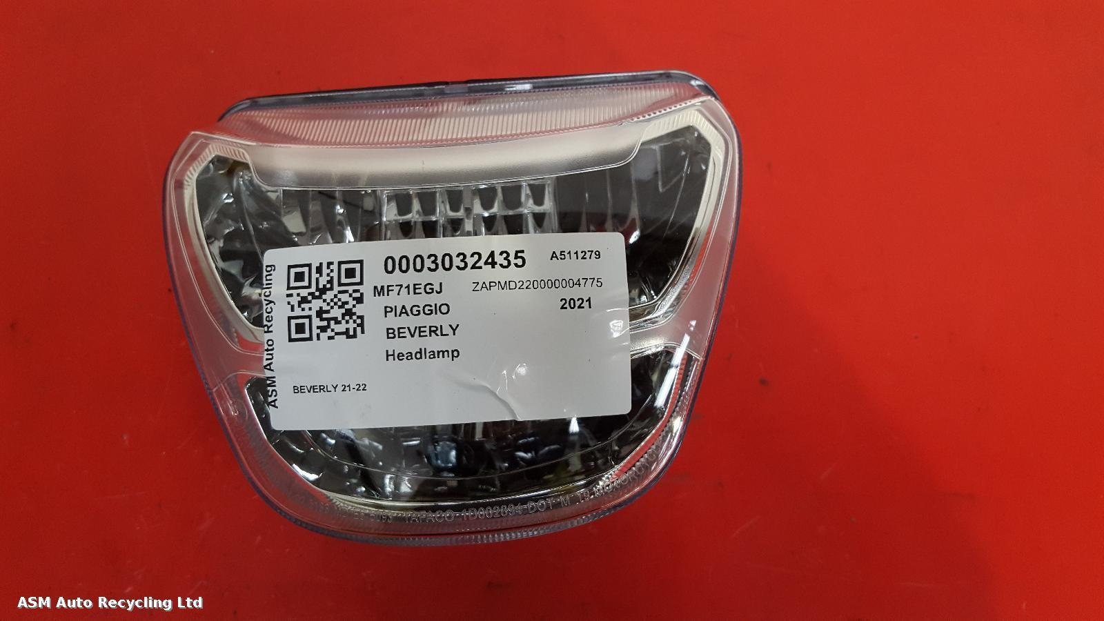 View Auto part Headlamp Piaggio Beverly 2021