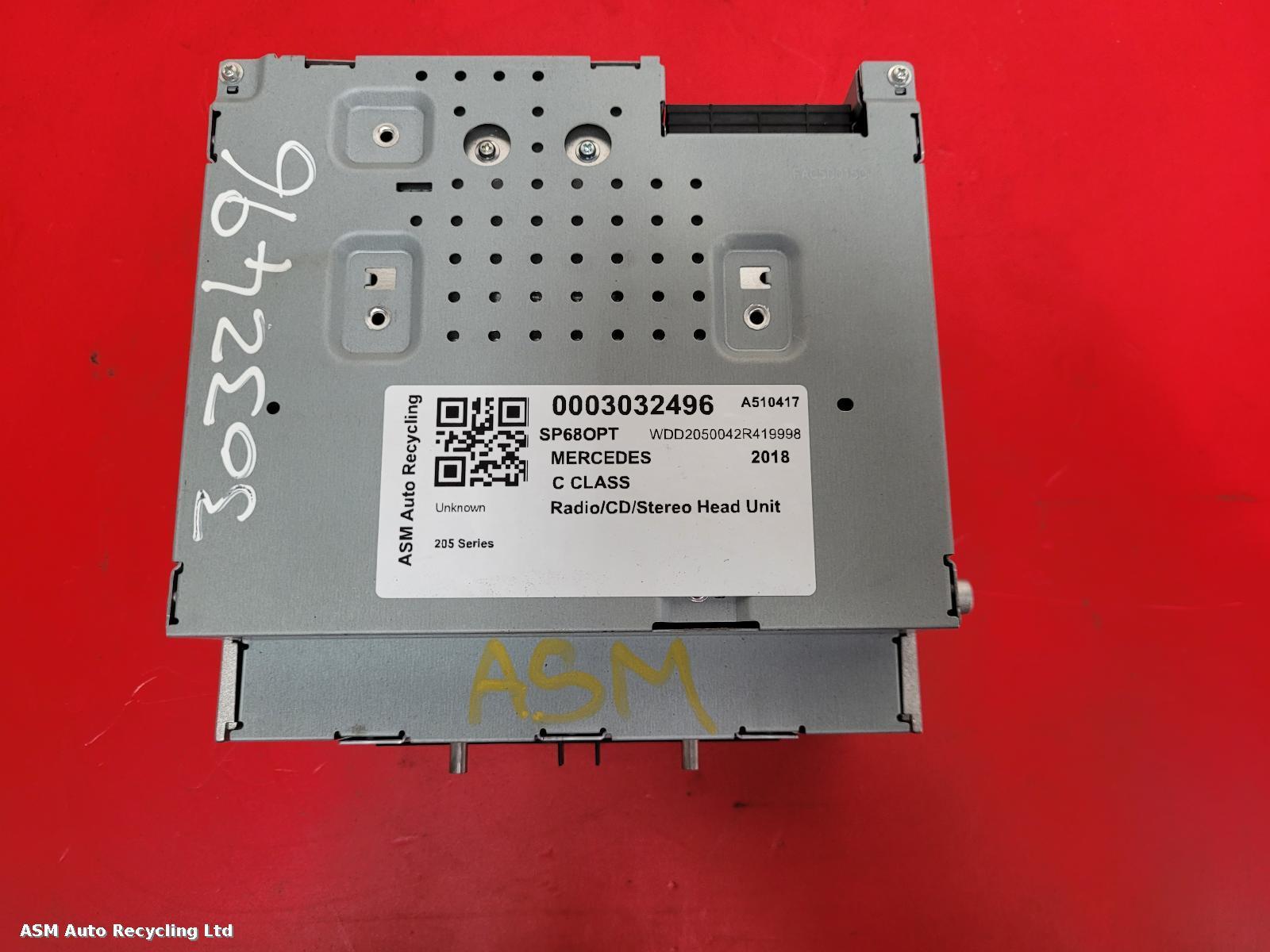 View Auto part A/V Equipment Mercedes C Class 2018