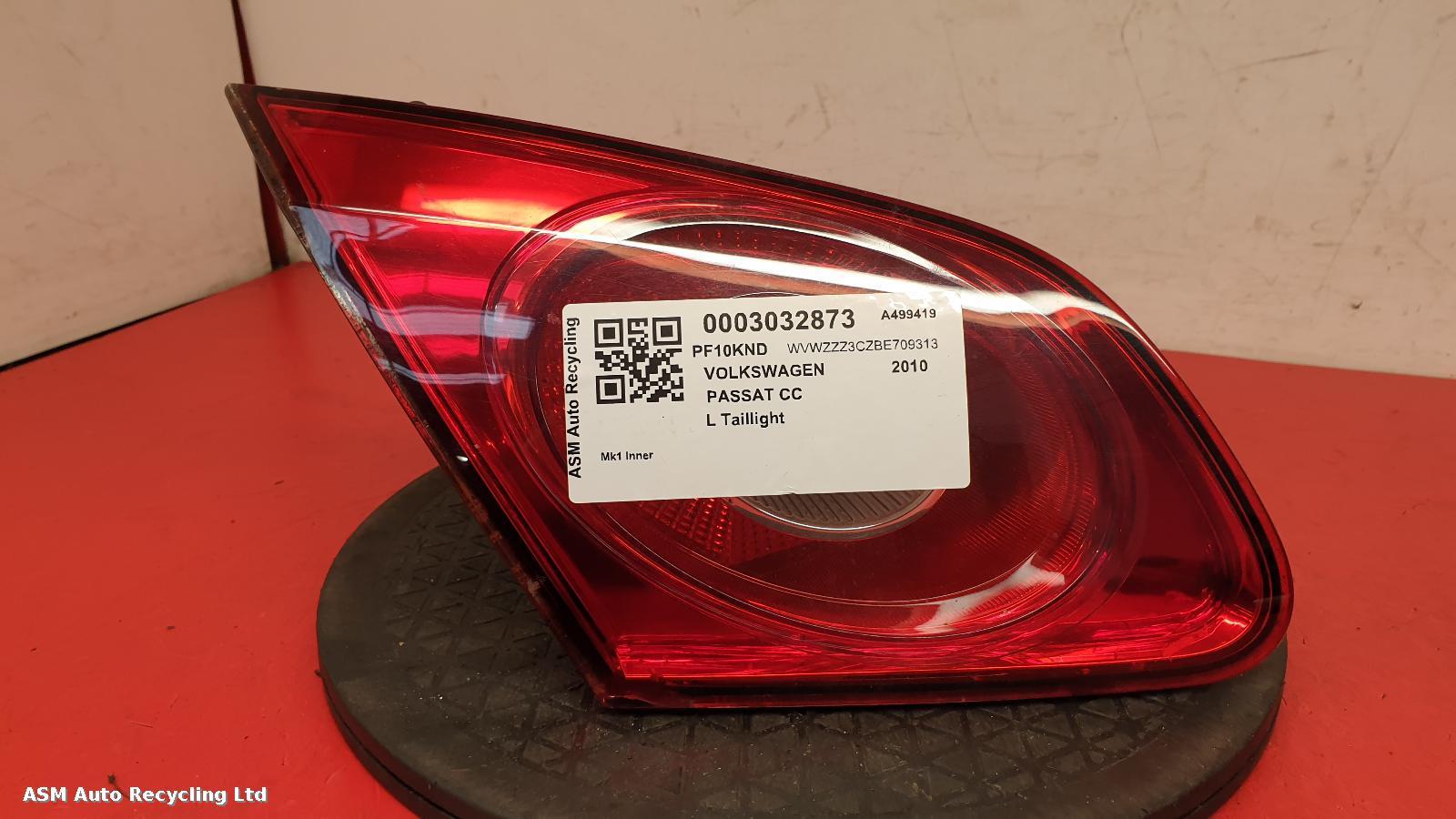 View Auto part L Taillight Volkswagen Passat Cc 2010
