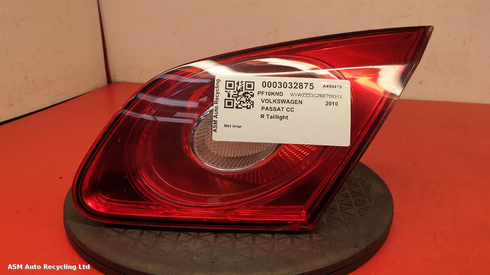 View Auto part R Taillight Volkswagen Passat Cc 2010