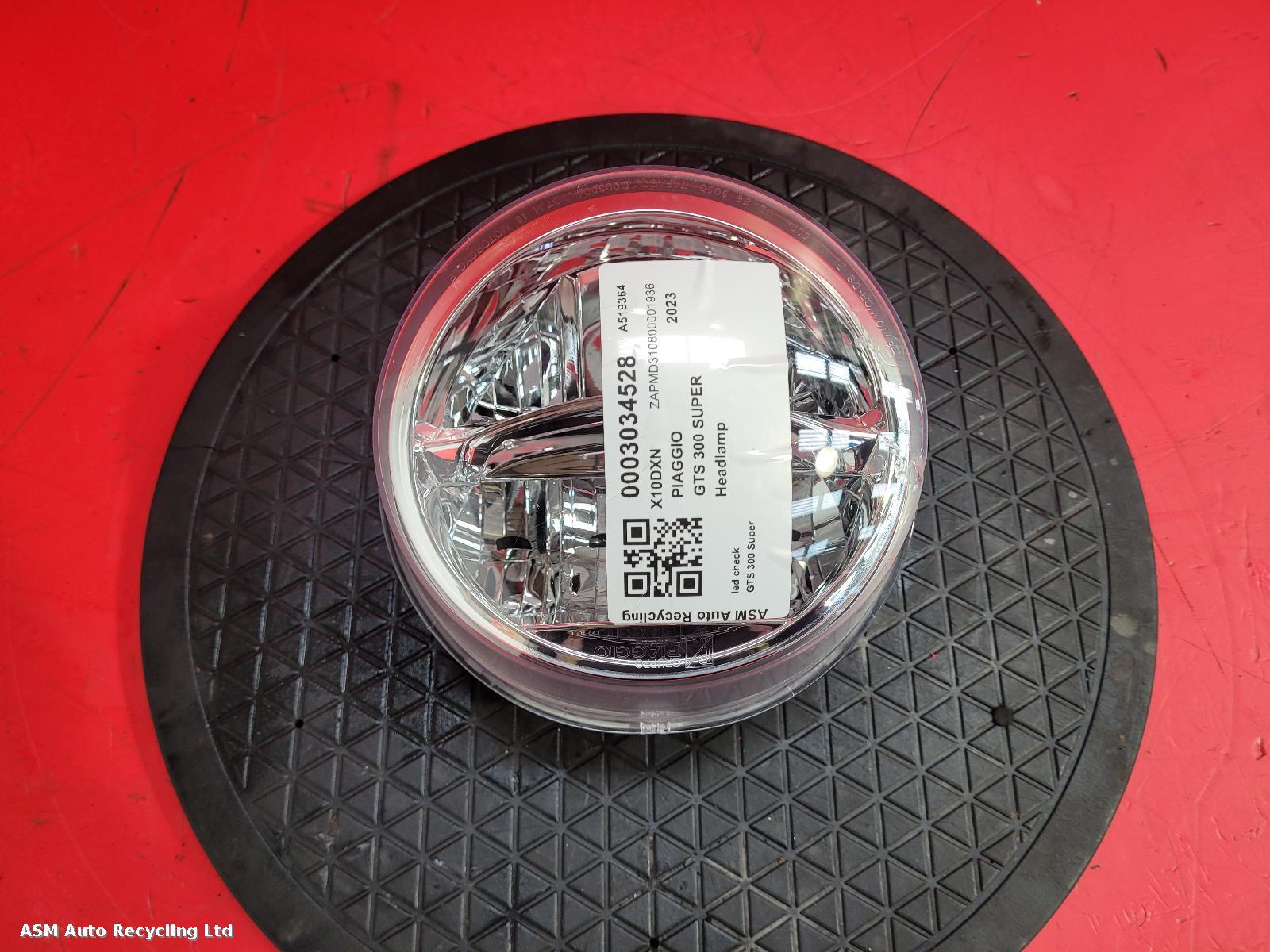 View Auto part Headlamp Piaggio Gts 300 Super 2023