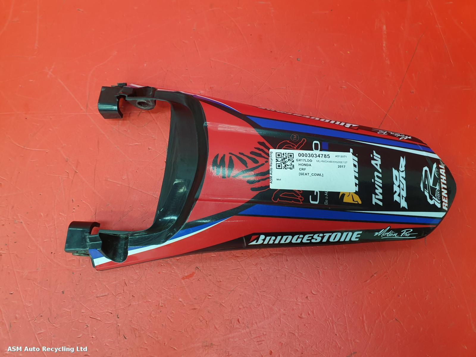 View Auto part Seat Cowl Honda Crf 2017