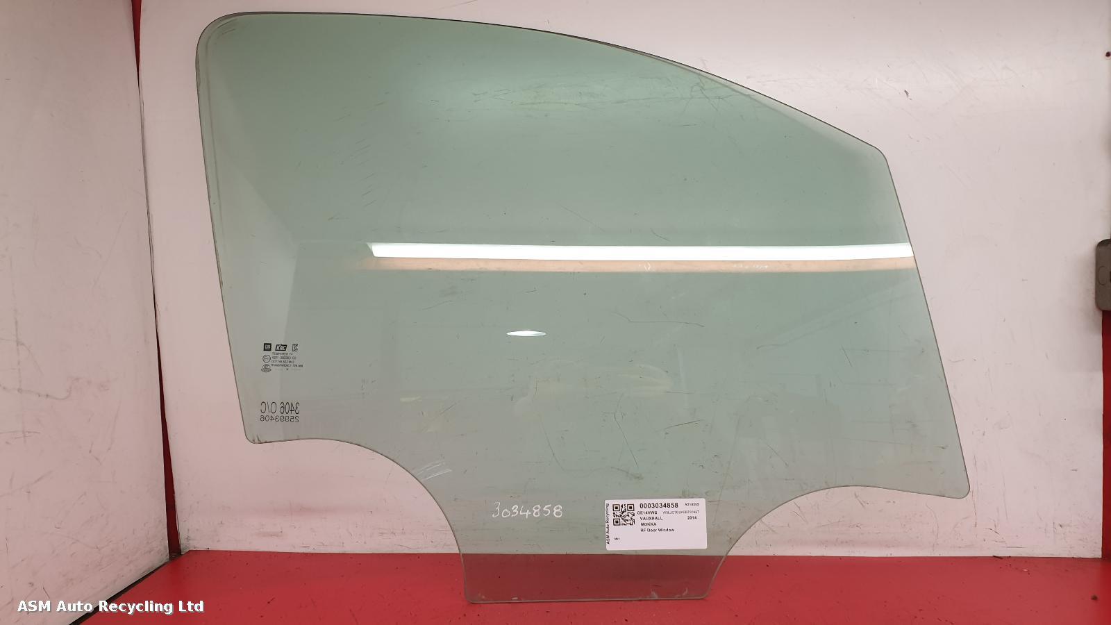 View Auto part RF Door Window Vauxhall Mokka 2014