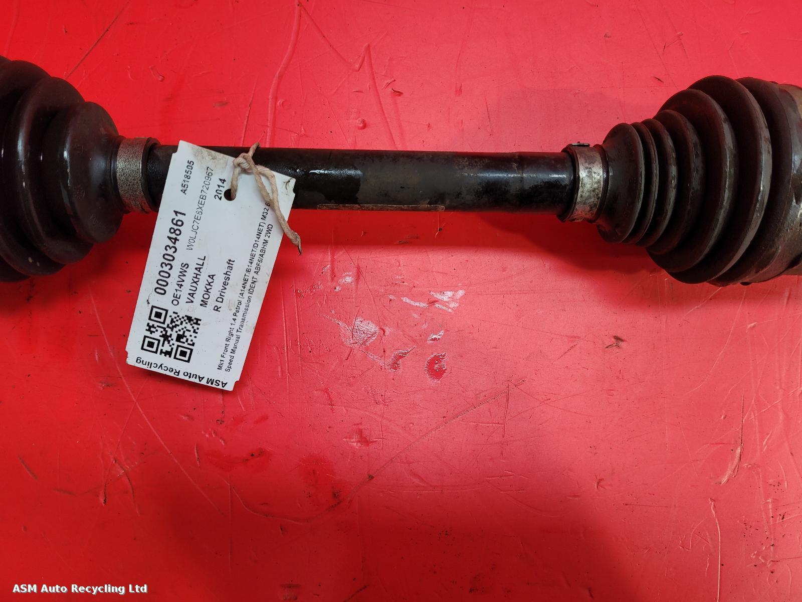View Auto part Right Driveshaft Vauxhall Mokka 2014