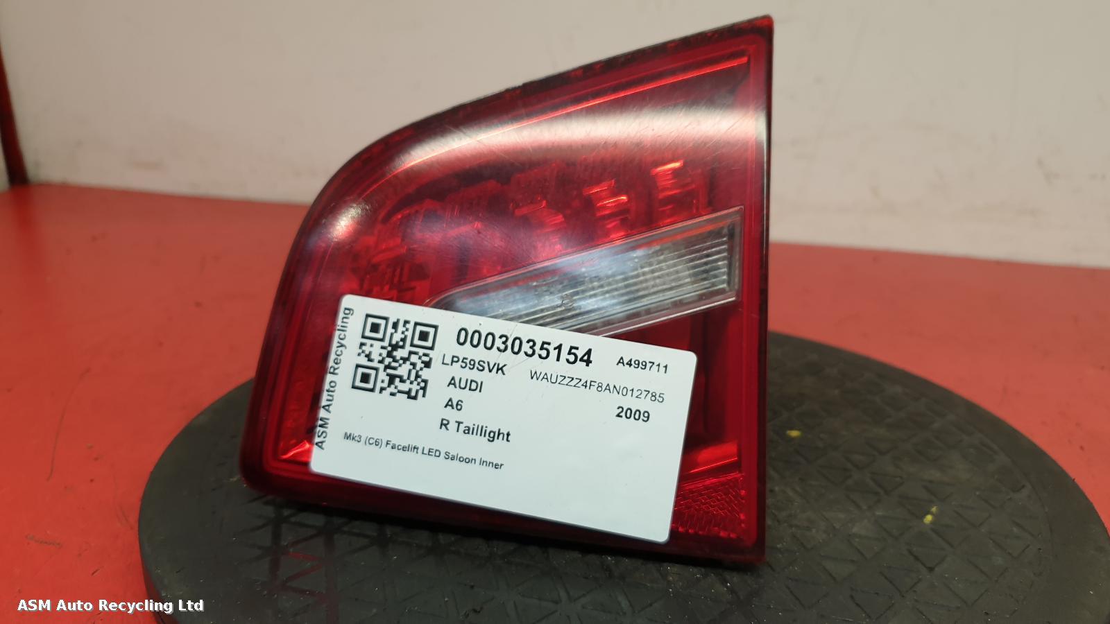View Auto part R Taillight Audi A6 2009