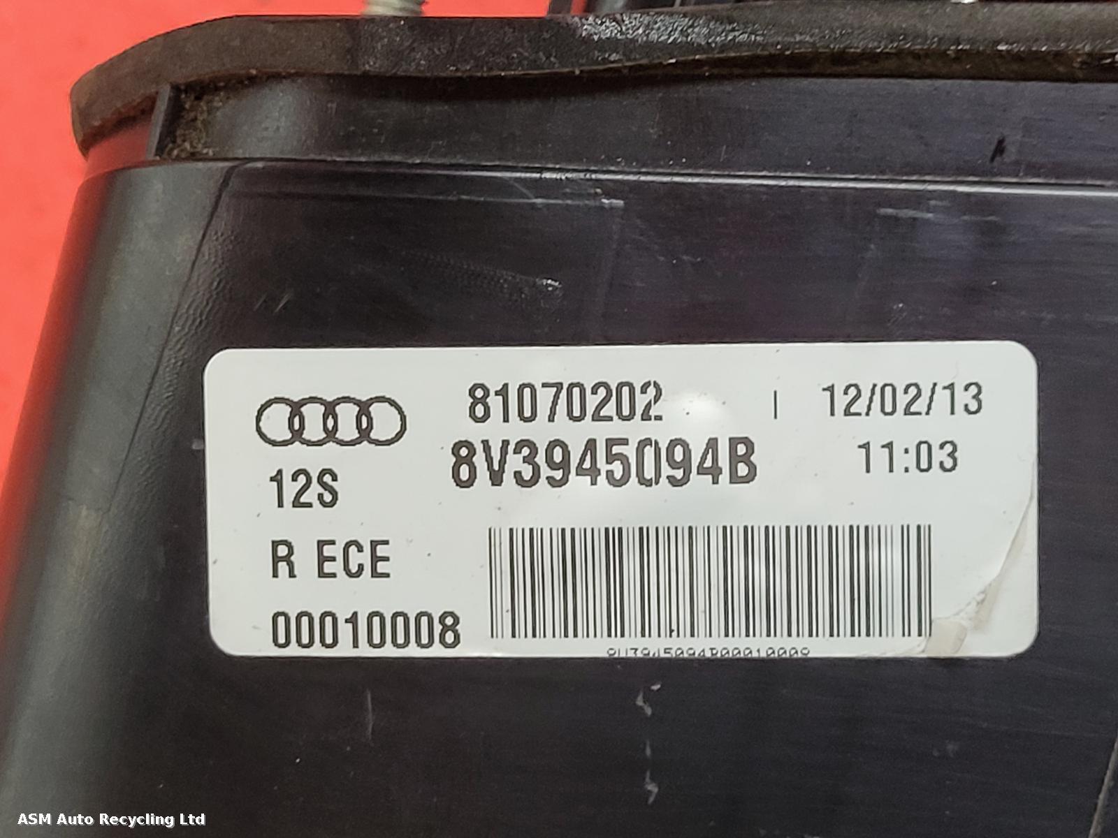 View Auto part R Taillight Audi A3 2013