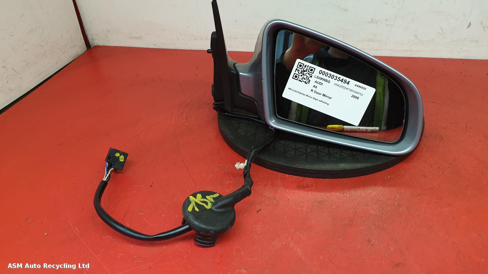 View Auto part R Door Mirror Audi A6 2008