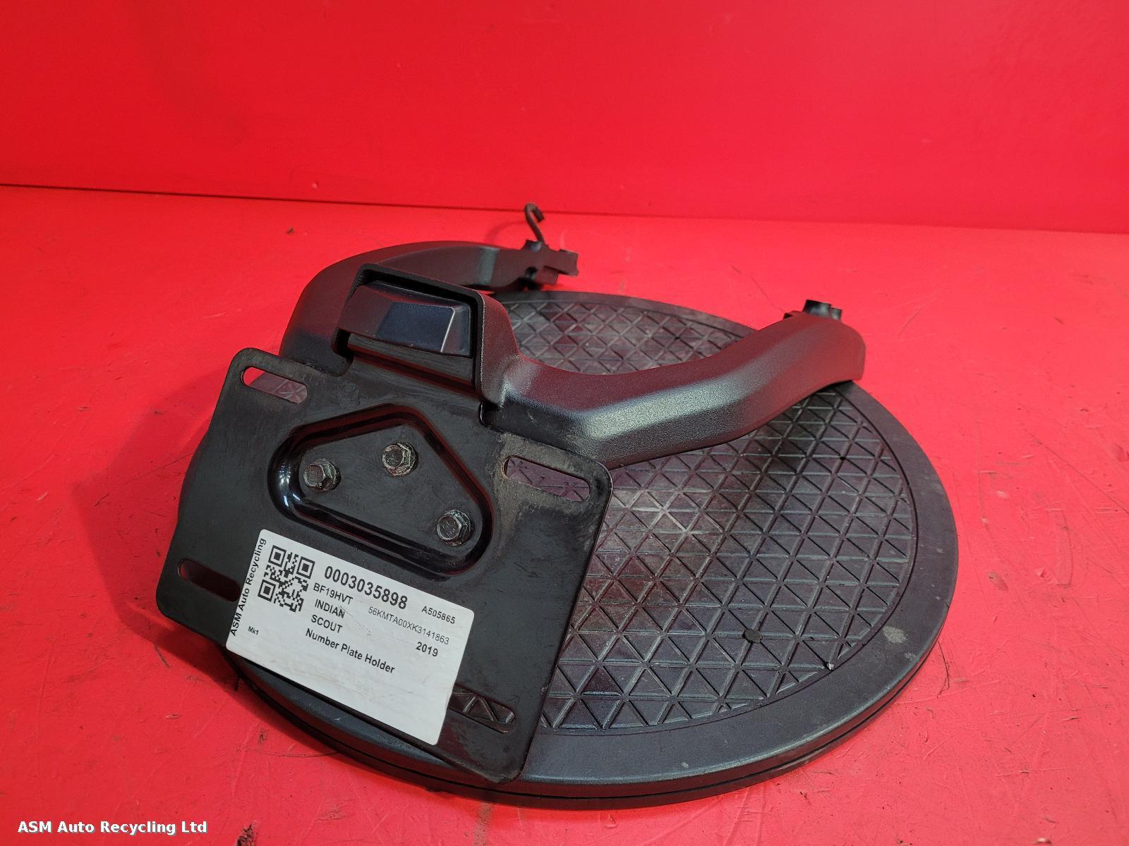 View Auto part Number Plate Holder Indian Scout 2019