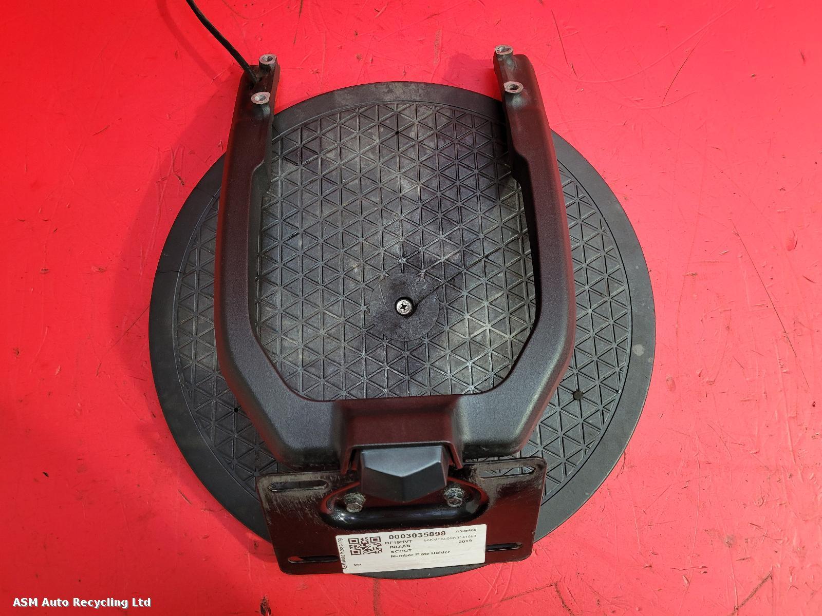 View Auto part Number Plate Holder Indian Scout 2019