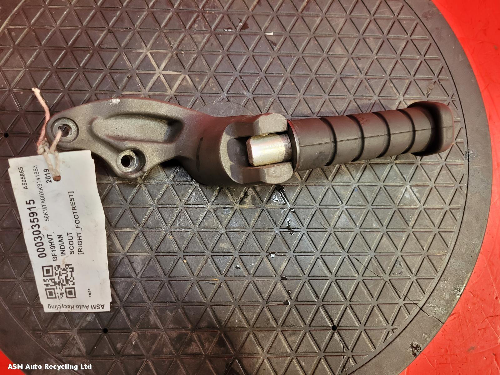 View Auto part Right Footrest Indian Scout 2019