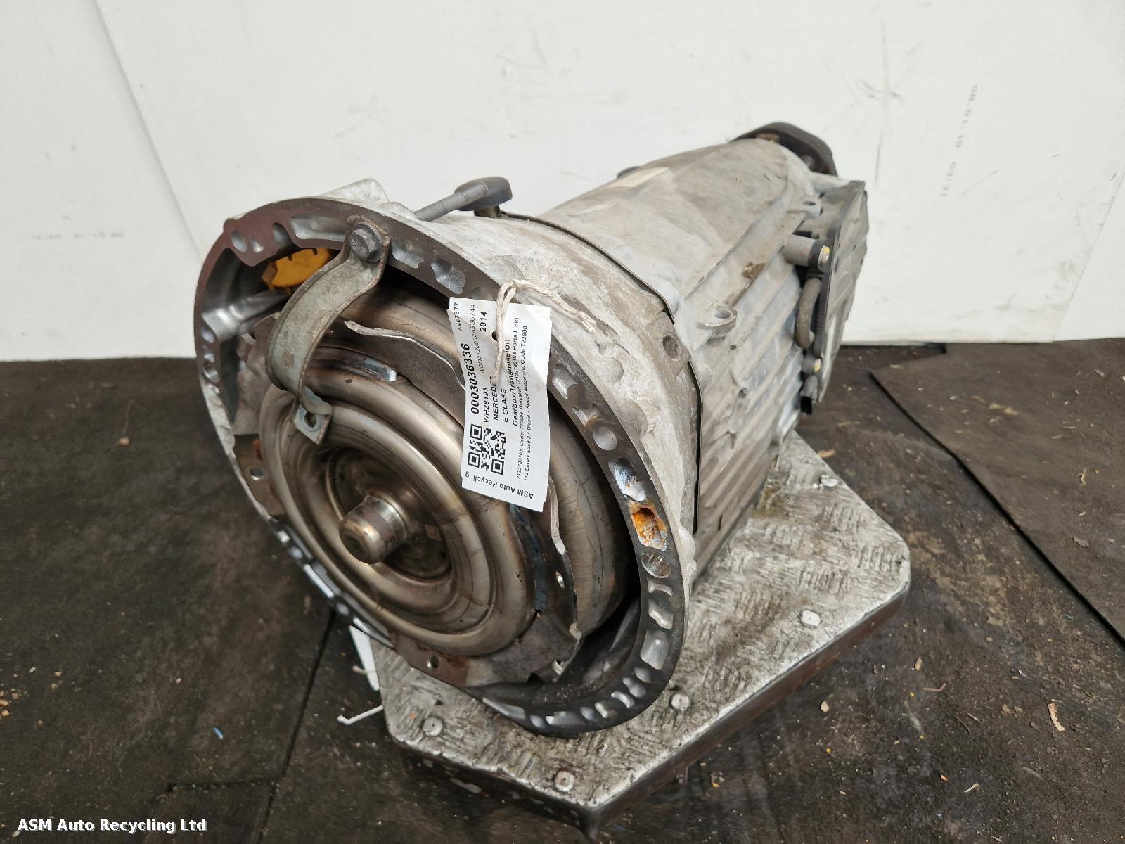 View Auto part Gearbox Mercedes E Class 2014