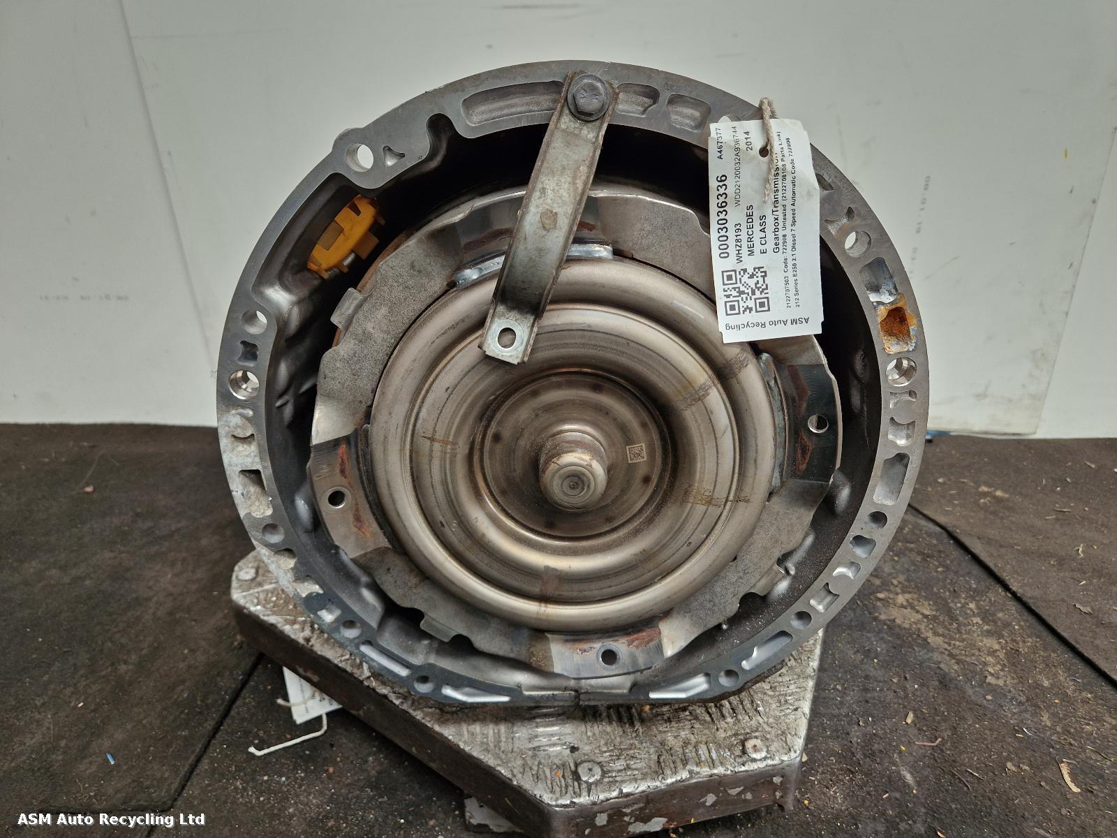 View Auto part Gearbox Mercedes E Class 2014