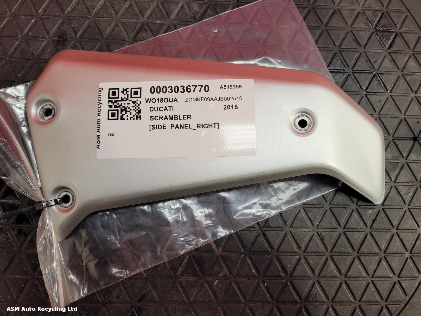 View Auto part Side Panel Right Ducati Scrambler 2018