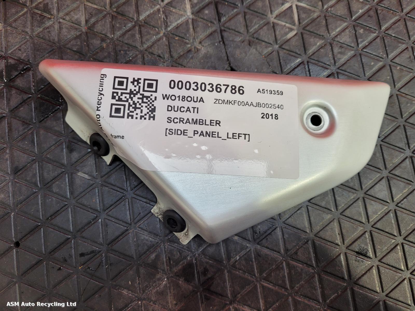 View Auto part Side Panel Left Ducati Scrambler 2018