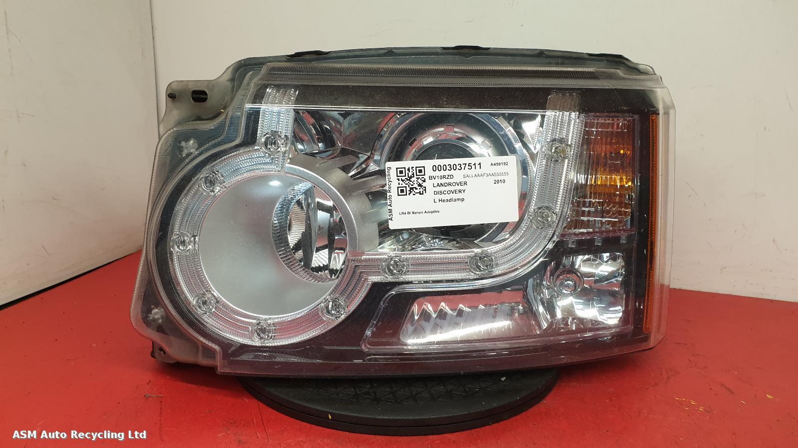 View Auto part L Headlamp Land Rover Discovery 2010