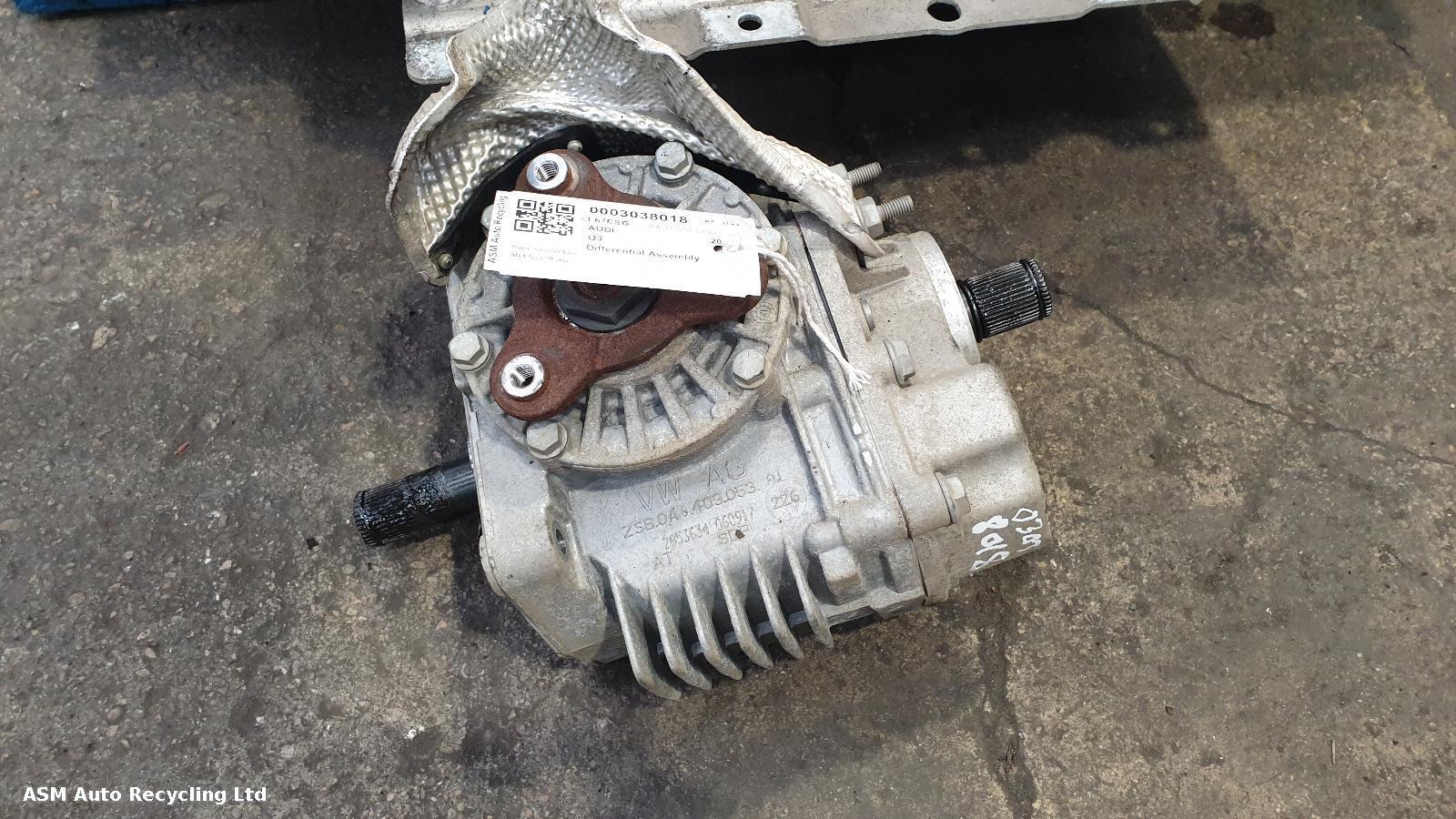 View Auto part Differential Assembly Audi Q3 2017