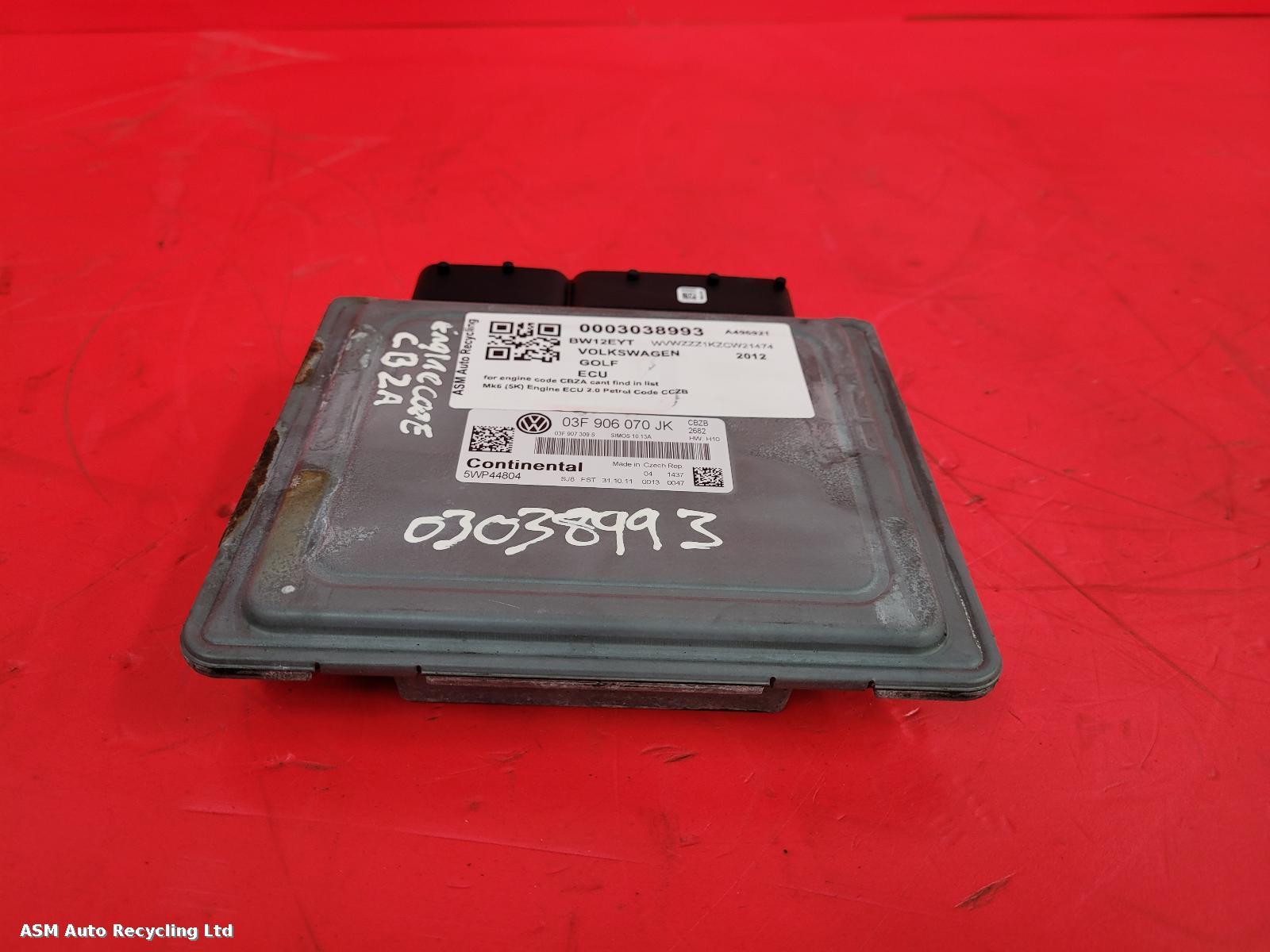 View Auto part ECU Volkswagen Golf 2012