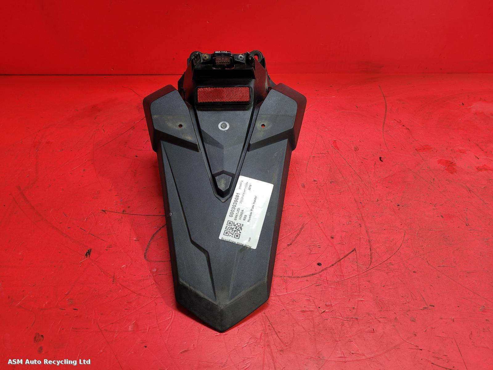 View Auto part Number Plate Holder Honda Nss 2018
