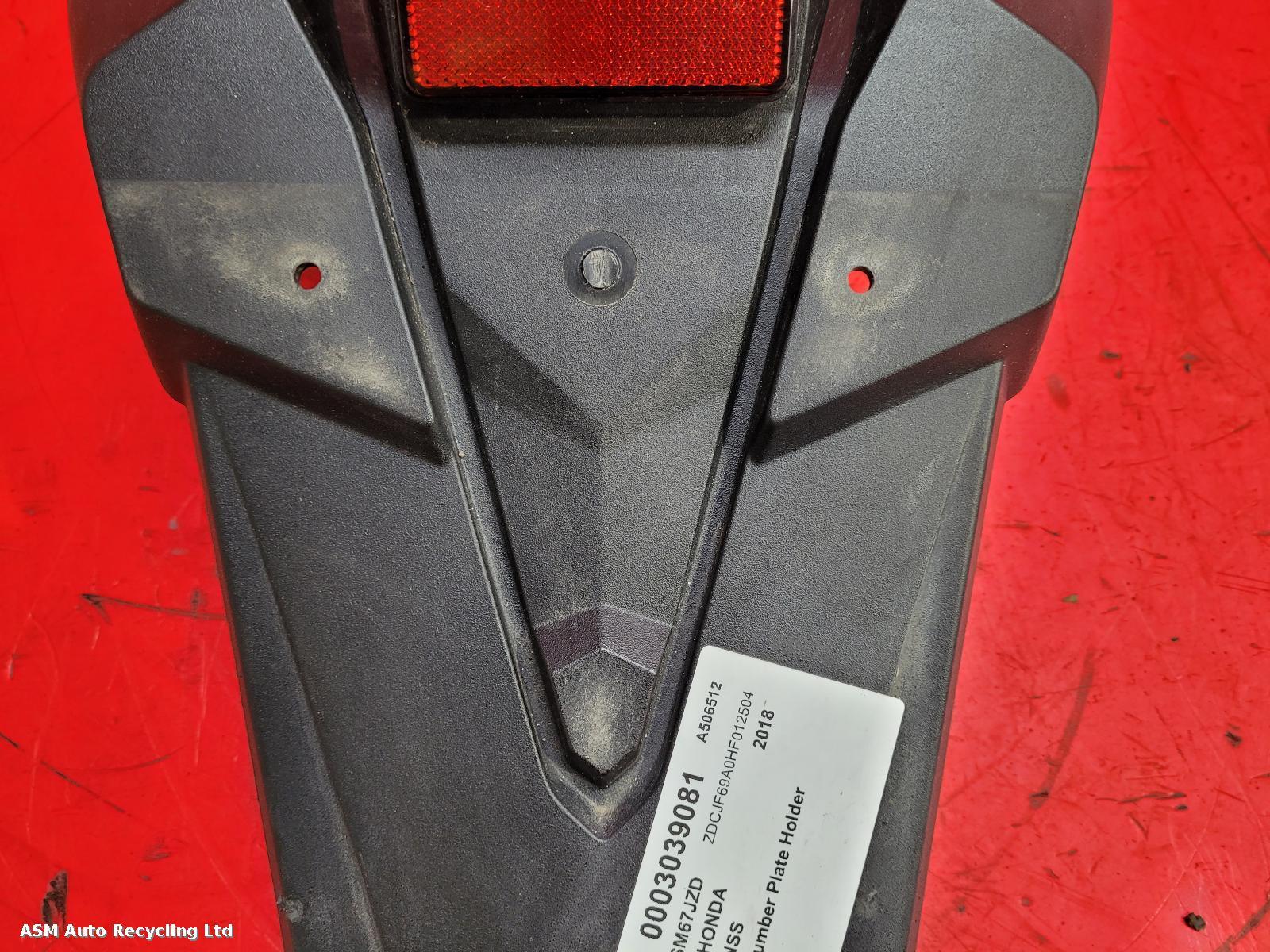 View Auto part Number Plate Holder Honda Nss 2018