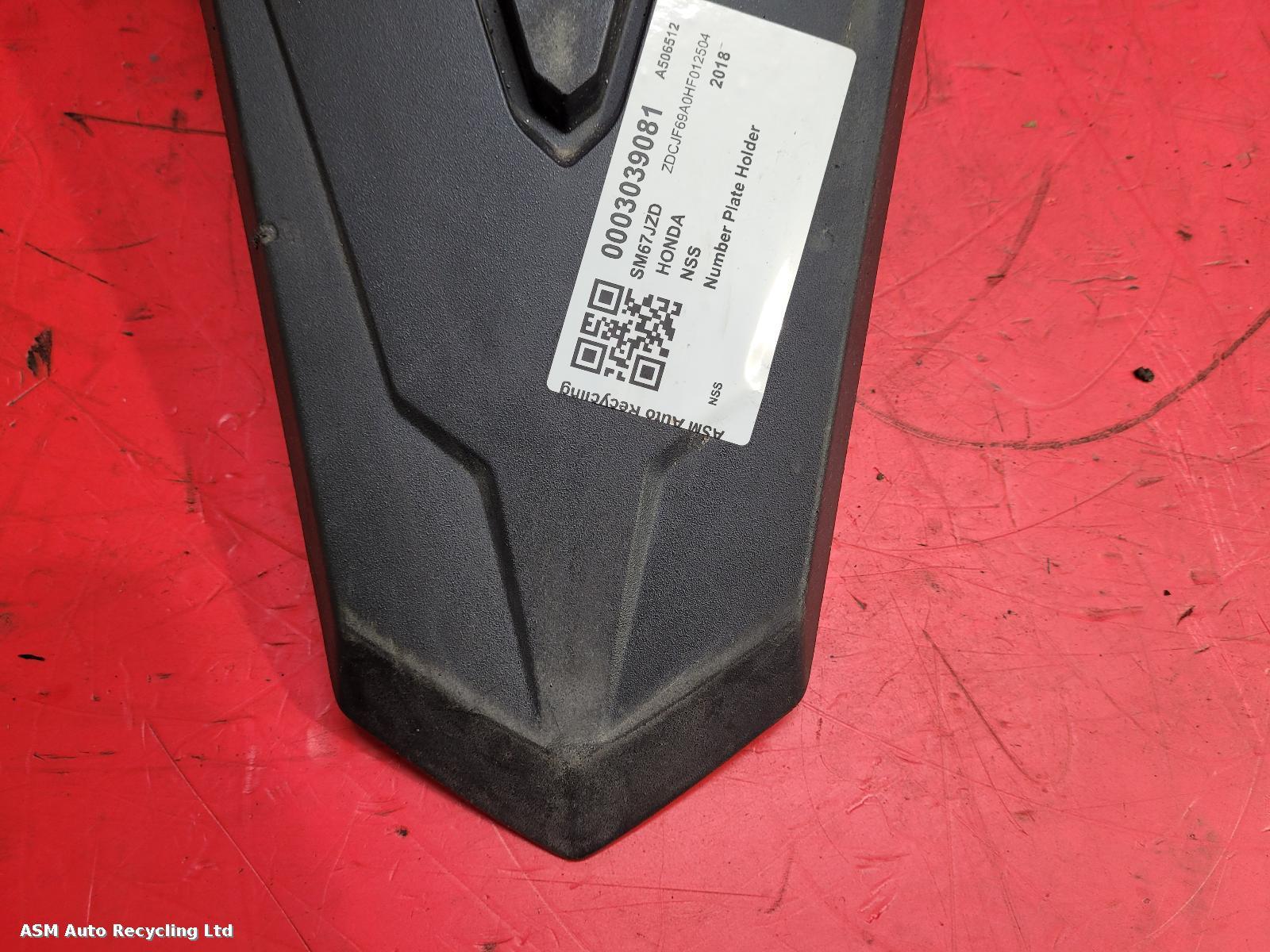 View Auto part Number Plate Holder Honda Nss 2018