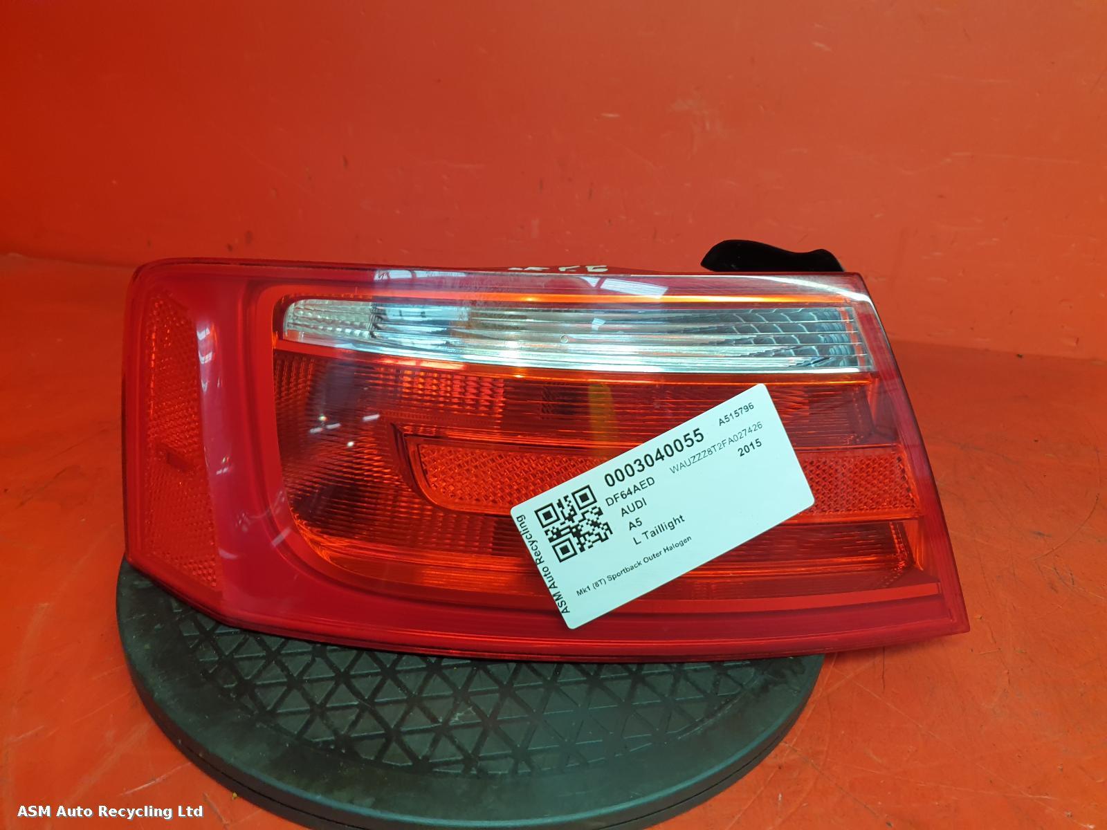 View Auto part L Taillight Audi A5 2015