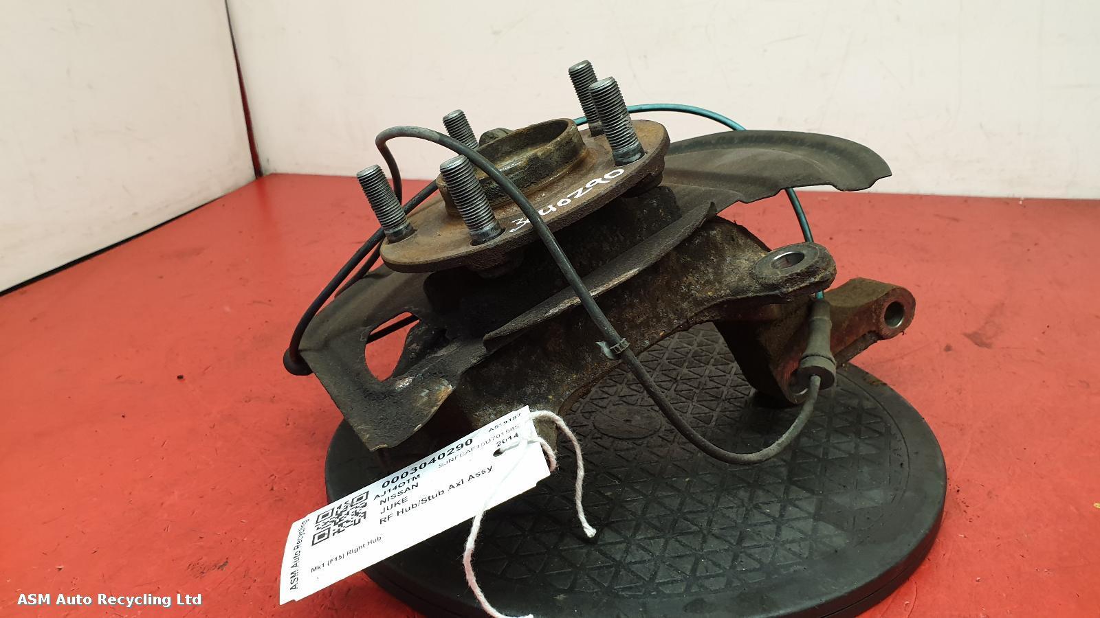 View Auto part RF Hub/Stub Axle Assembly Nissan Juke 2014