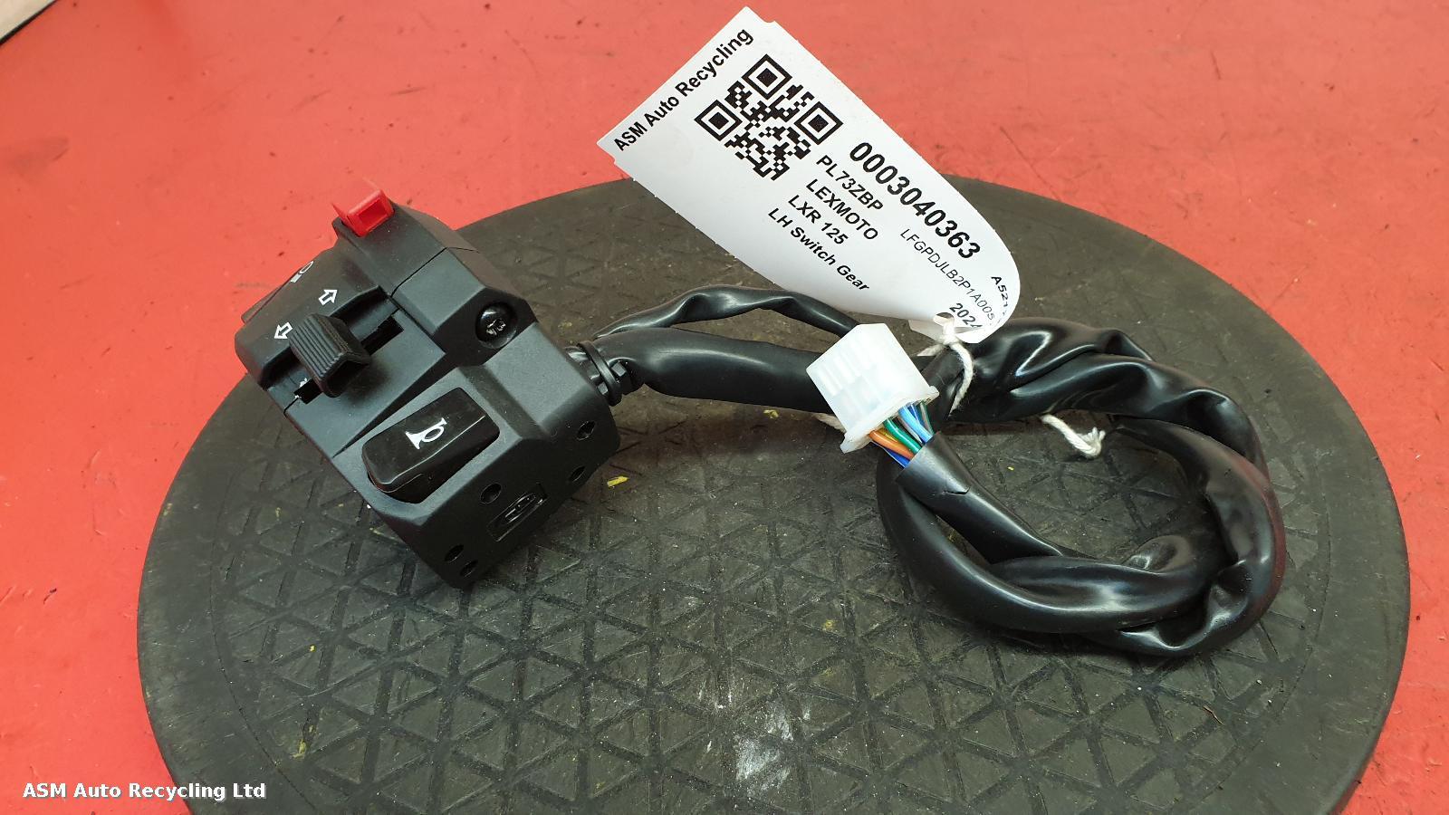 View Auto part LH Switch Gear Lexmoto Lxr 125 2024