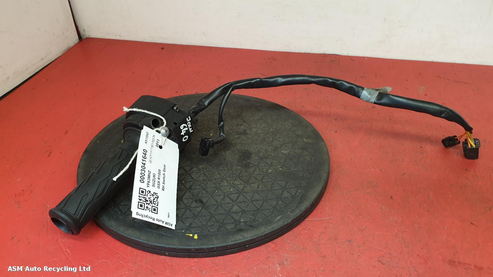 View Auto part RH Switch Gear Suzuki Gsx R1000 2013