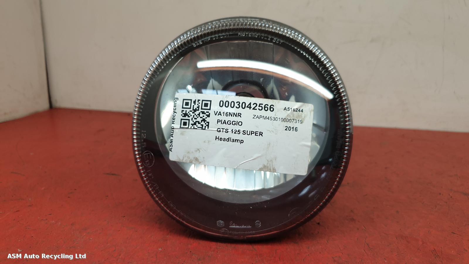 View Auto part Headlamp Piaggio Gts 125 Super 2016