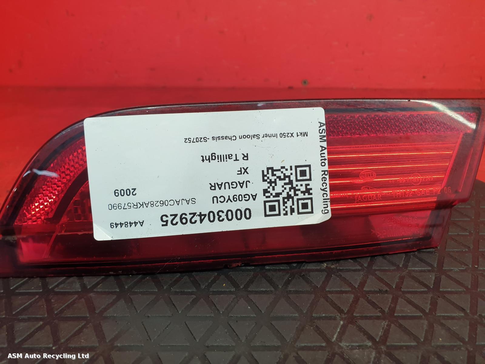 View Auto part R Taillight Jaguar Xf 2009