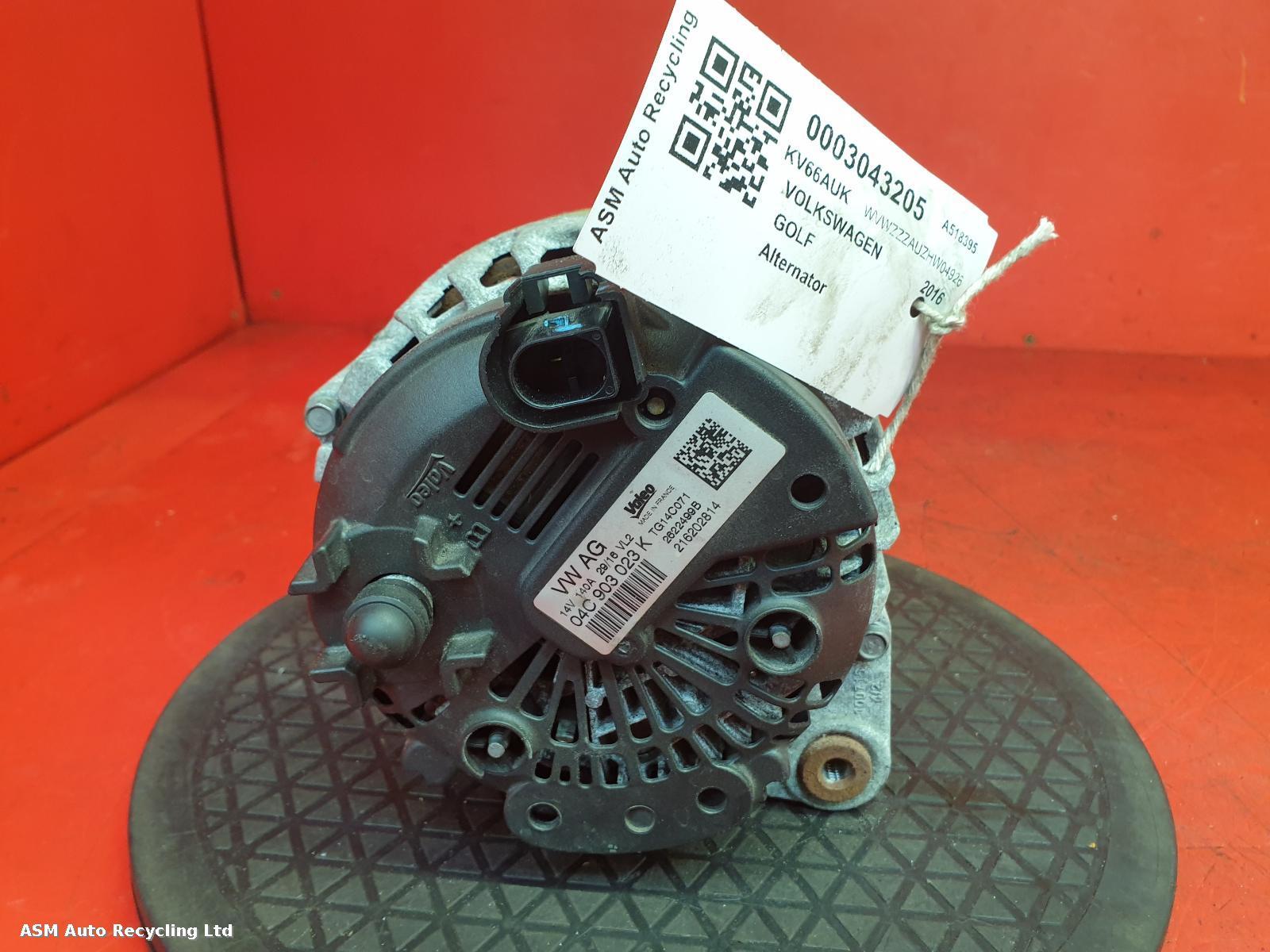 View Auto part Alternator Volkswagen Golf 2016