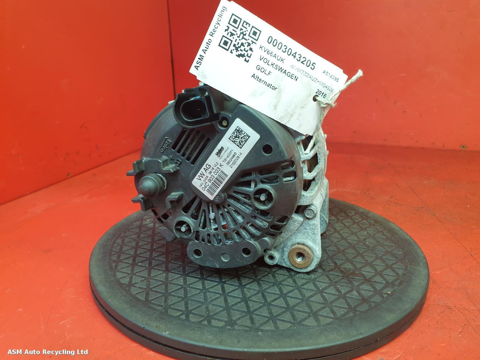 View Auto part Alternator Volkswagen Golf 2016