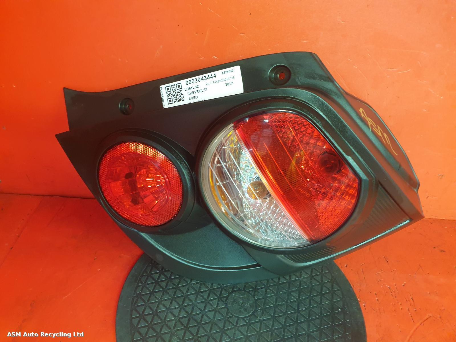 View Auto part R Taillight Chevrolet Aveo 2012
