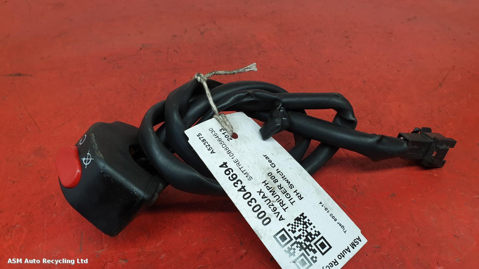 View Auto part RH Switch Gear Triumph Tiger 800 2013