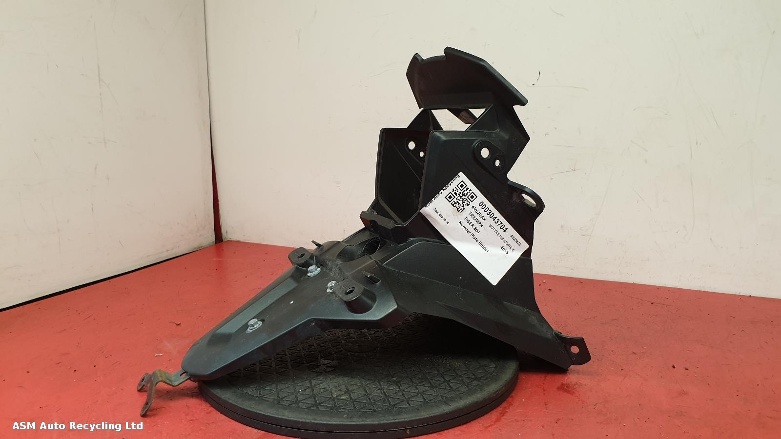 View Auto part Number Plate Holder Triumph Tiger 800 2013
