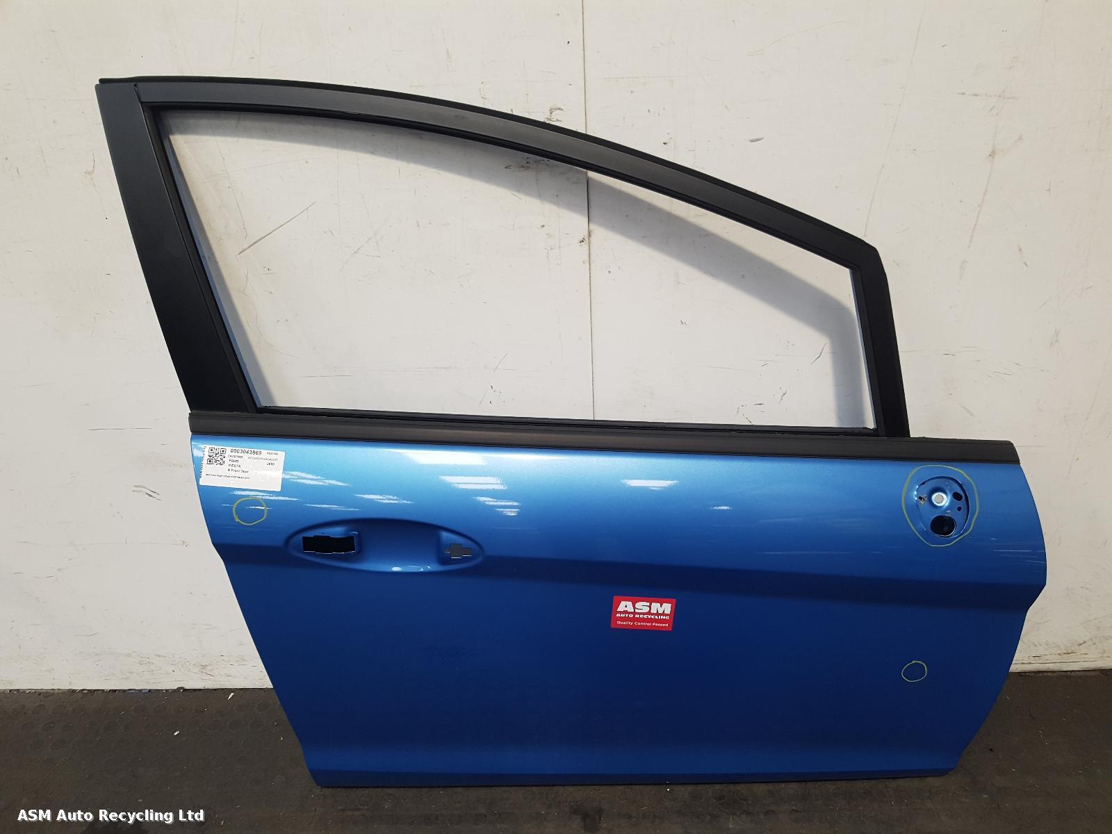 View Auto part R Front Door Ford Fiesta 2009