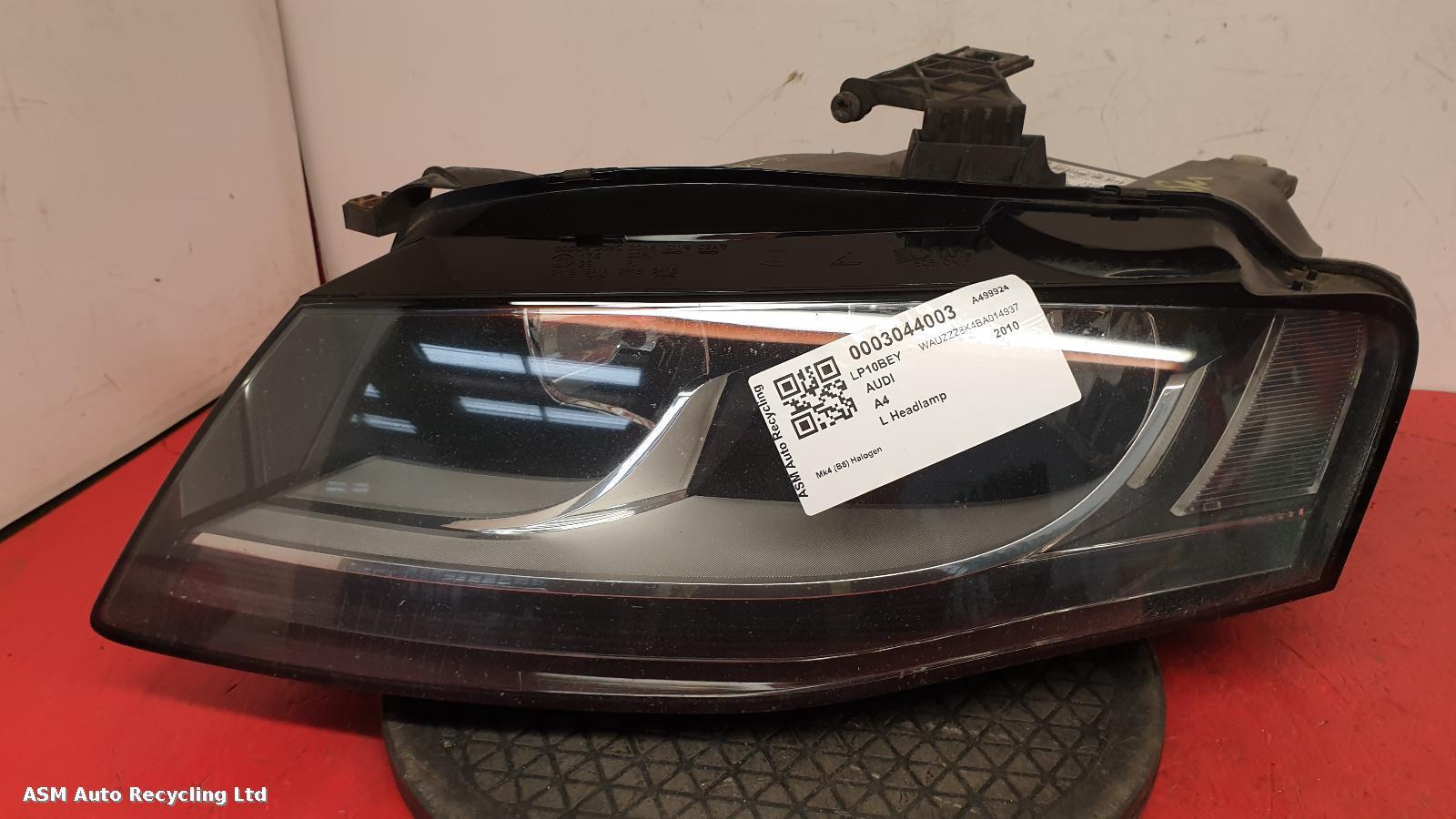 View Auto part L Headlamp Audi A4 2010