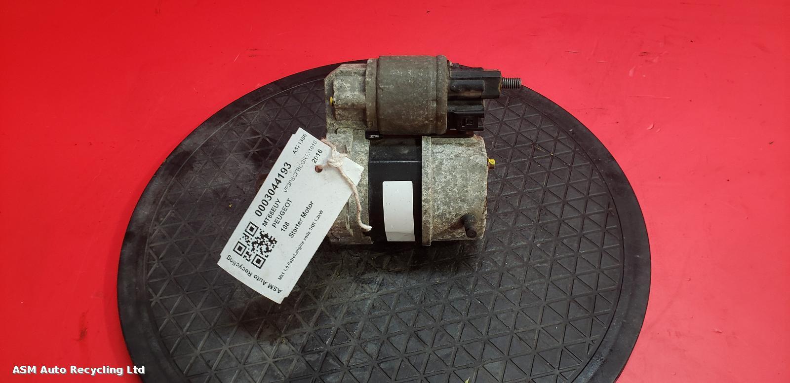 View Auto part Starter Motor Peugeot 108 2016