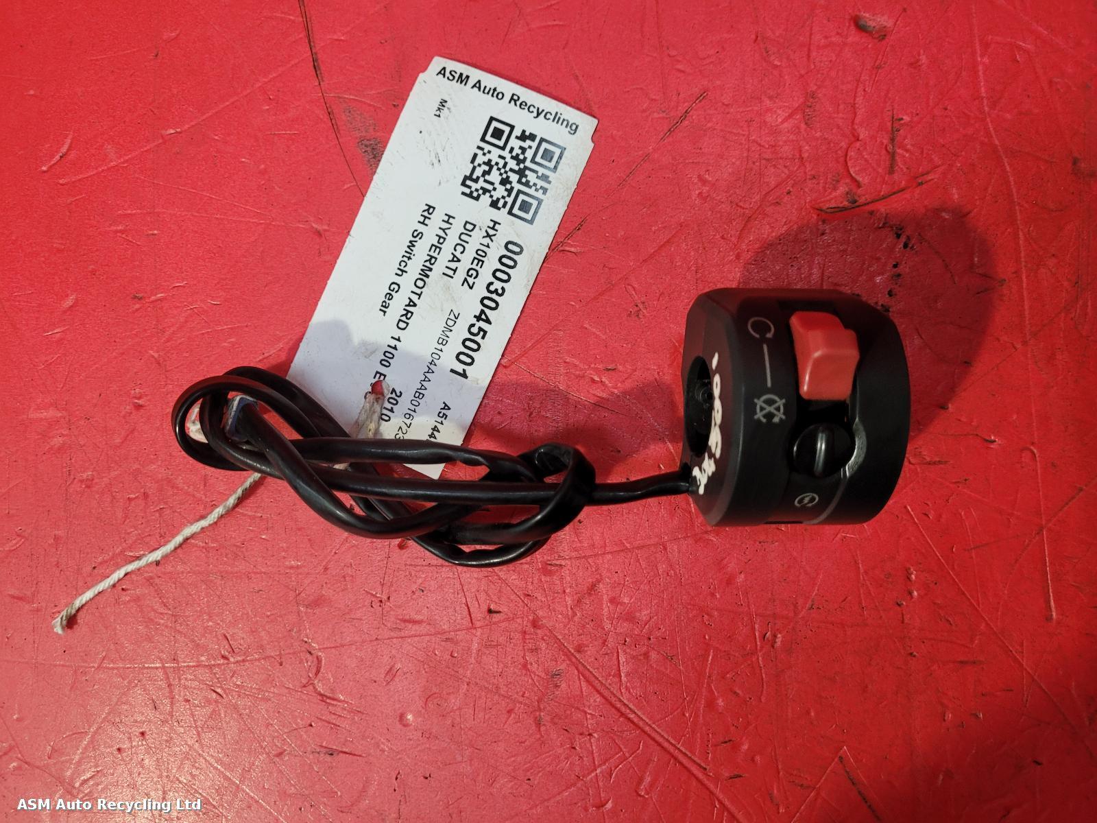 View Auto part RH Switch Gear Ducati Hypermotard 1100 Evo Sp 2010
