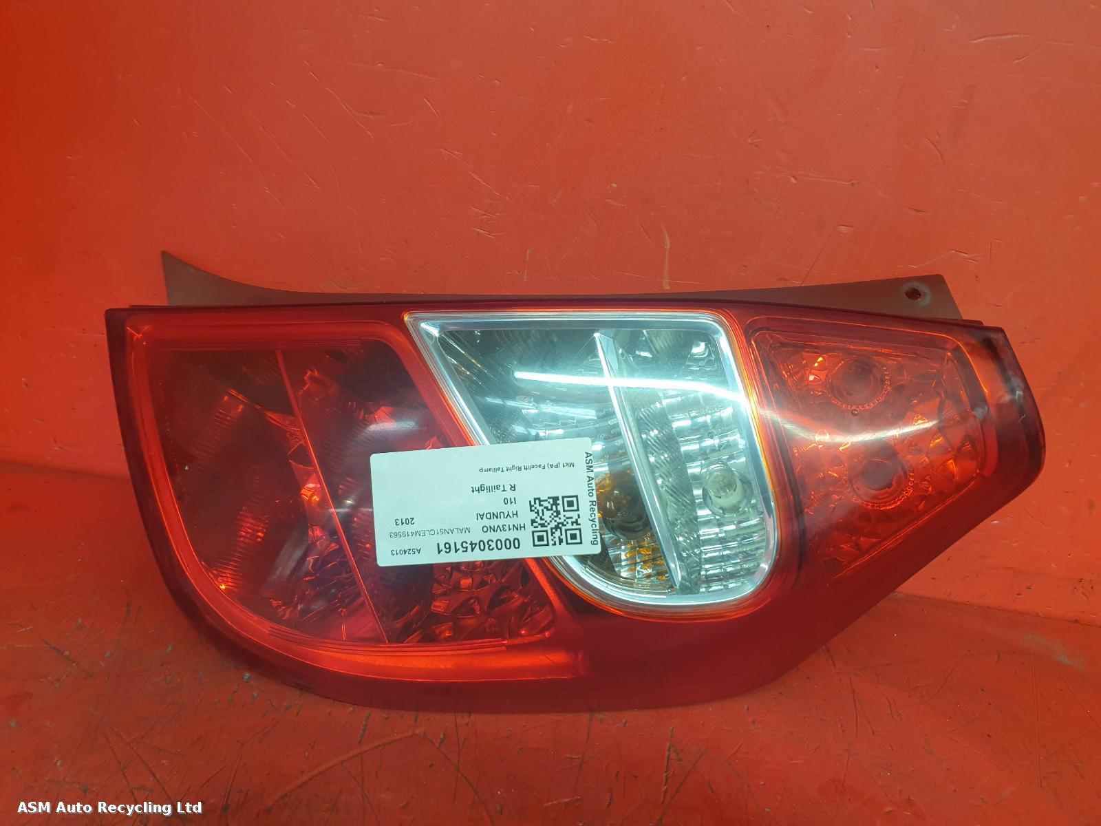 View Auto part R Taillight Hyundai I10 2013