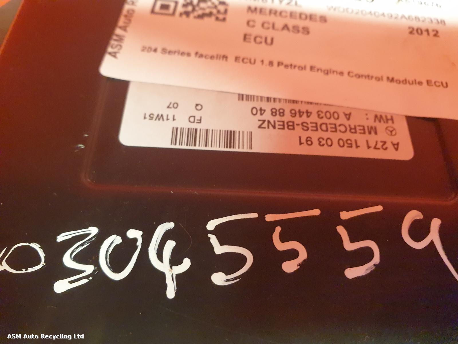 View Auto part ECU Mercedes C Class 2012