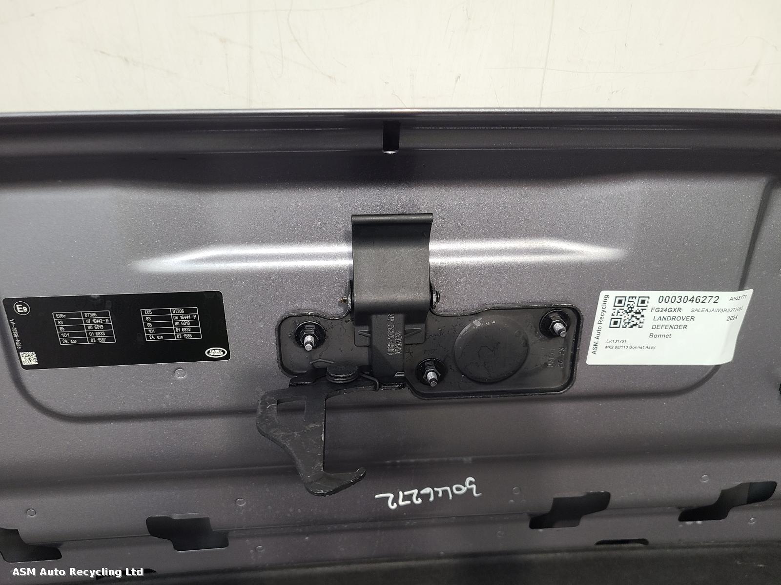 View Auto part Bonnet Land Rover Defender 2024