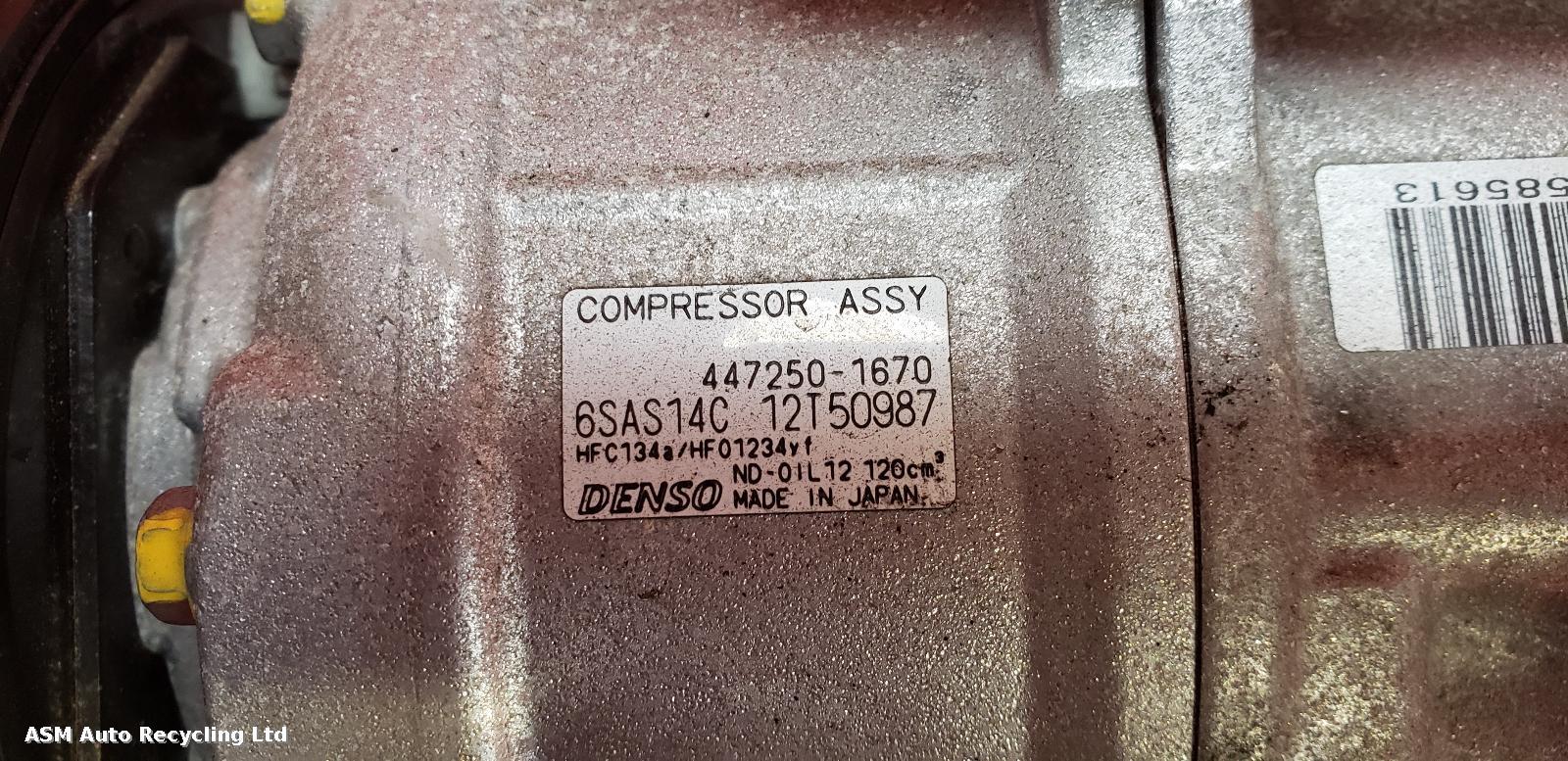 View Auto part Compressor Mercedes B Class 2017