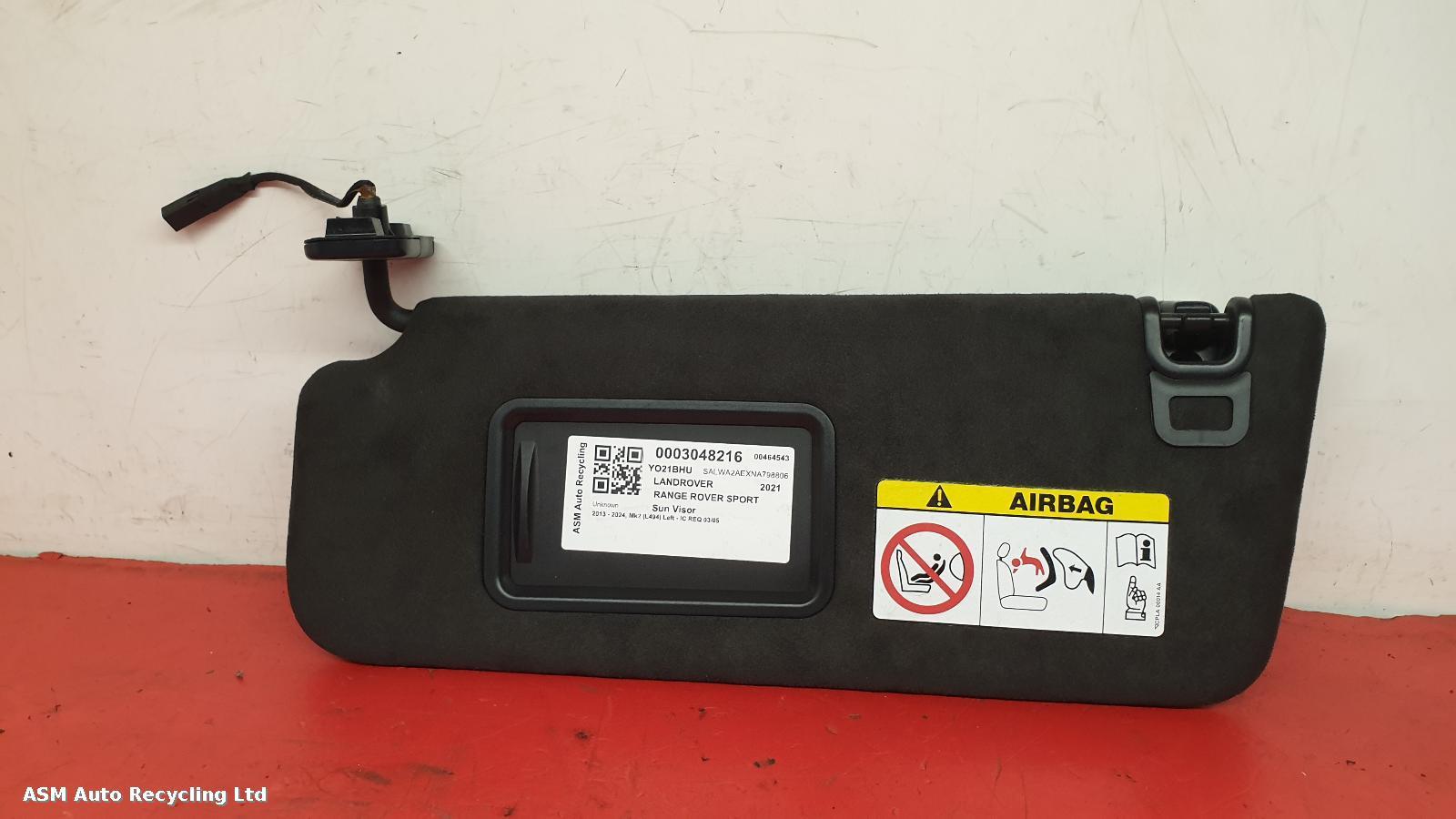 View Auto part Sun visor Land Rover Range Rover Sport 2021