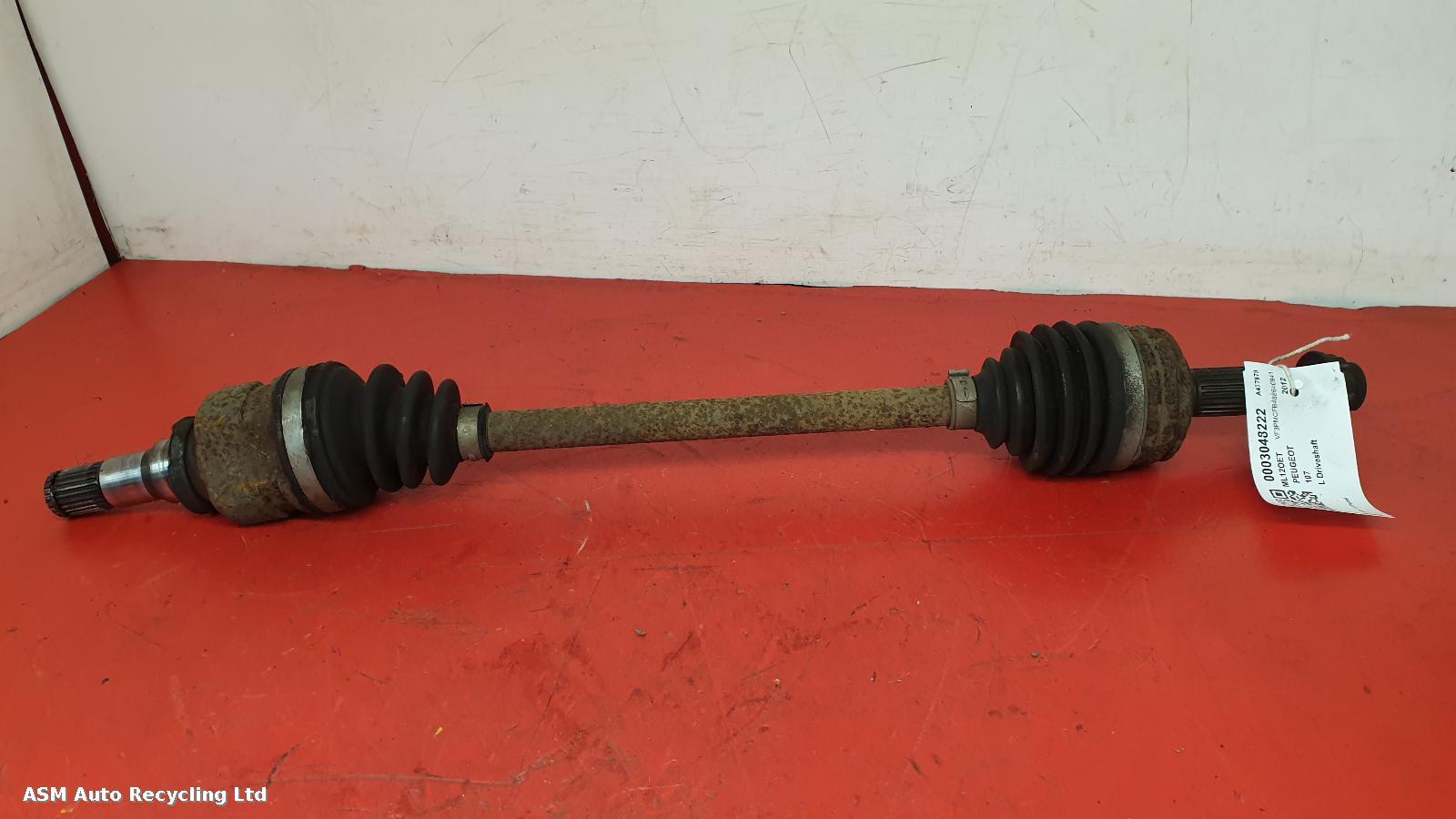 View Auto part Left Driveshaft Peugeot 107 2012