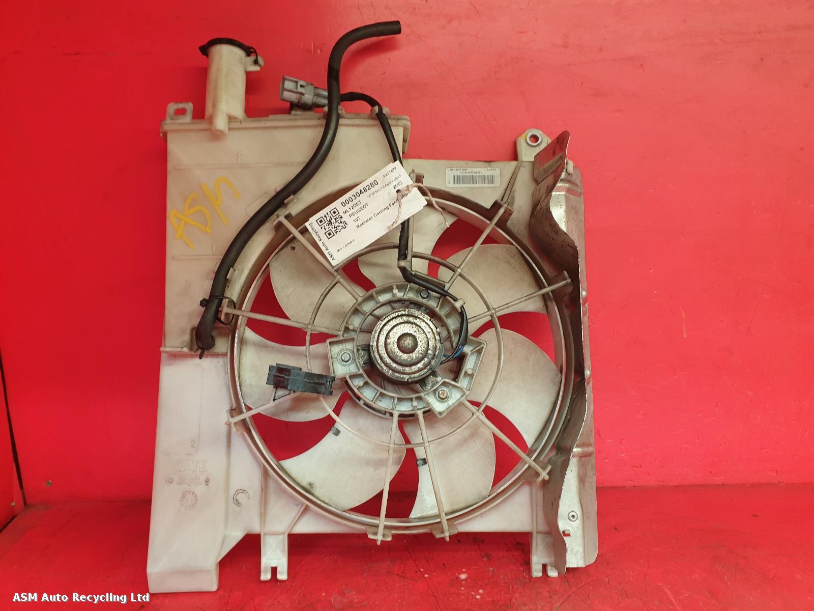 View Auto part Engine Cooling Motor Peugeot 107 2012