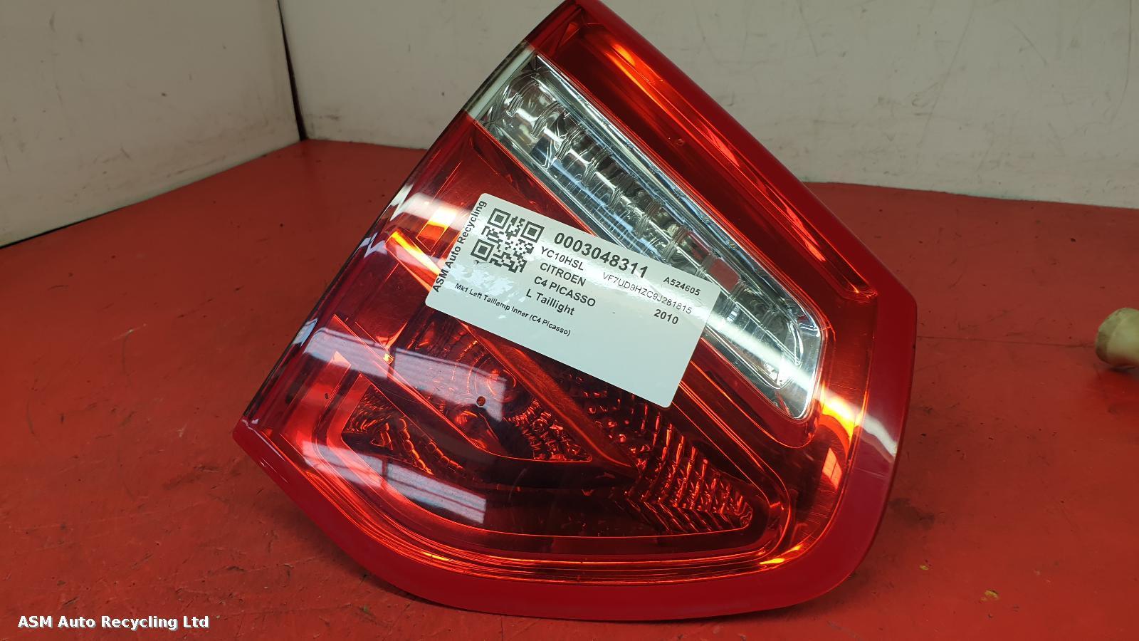 View Auto part L Taillight Citroen C4 Picasso 2010