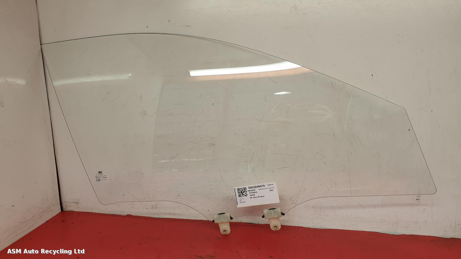 View Auto part RF Door Window Hyundai Kona 2023