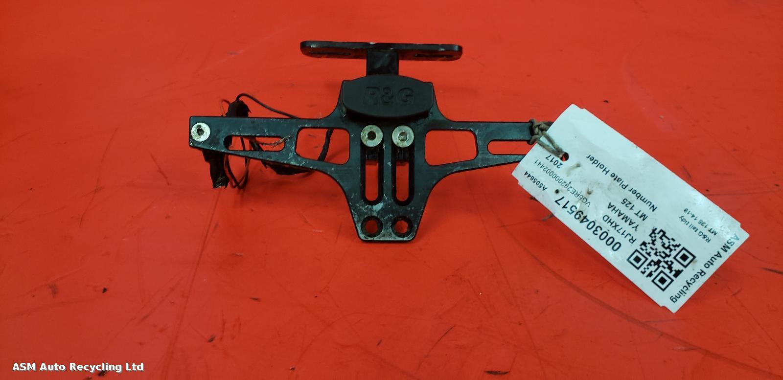 View Auto part Number Plate Holder Yamaha Mt 125 2017